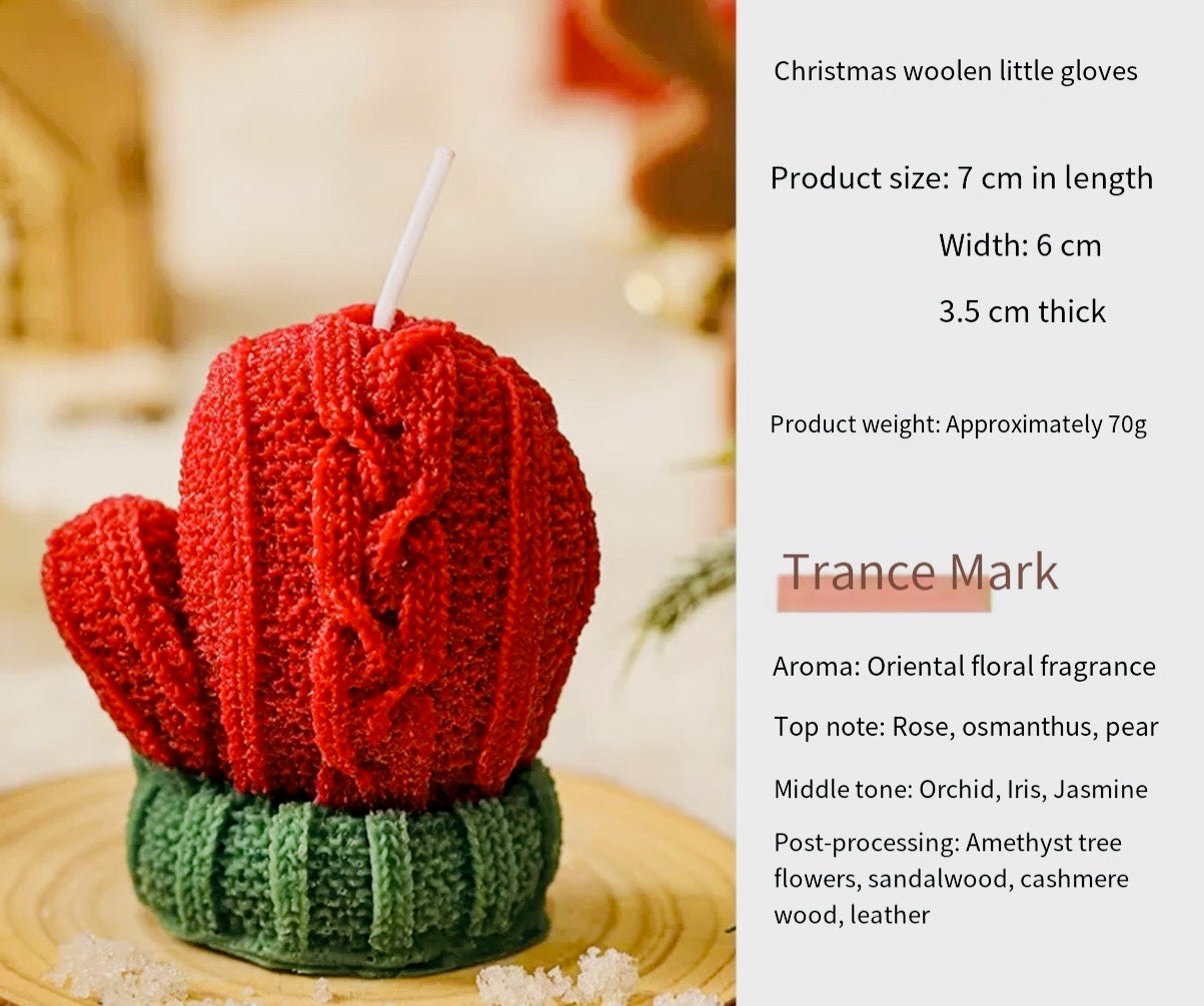 Christmas Fluffy Mittens Scented Candle