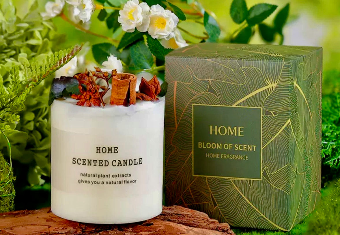 HOME Bloom of Scent – Lemongrass Verbena Scented Candle