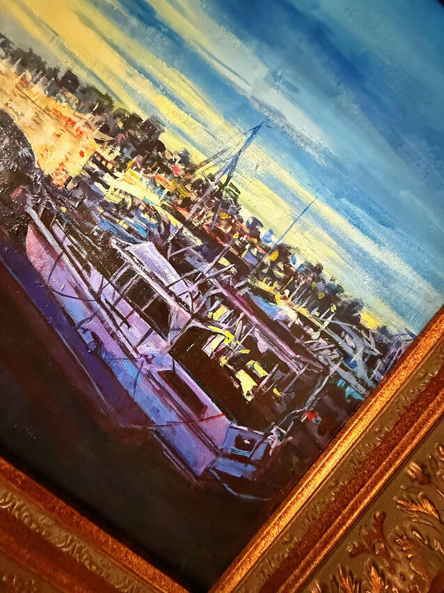 Harbor at Sunset