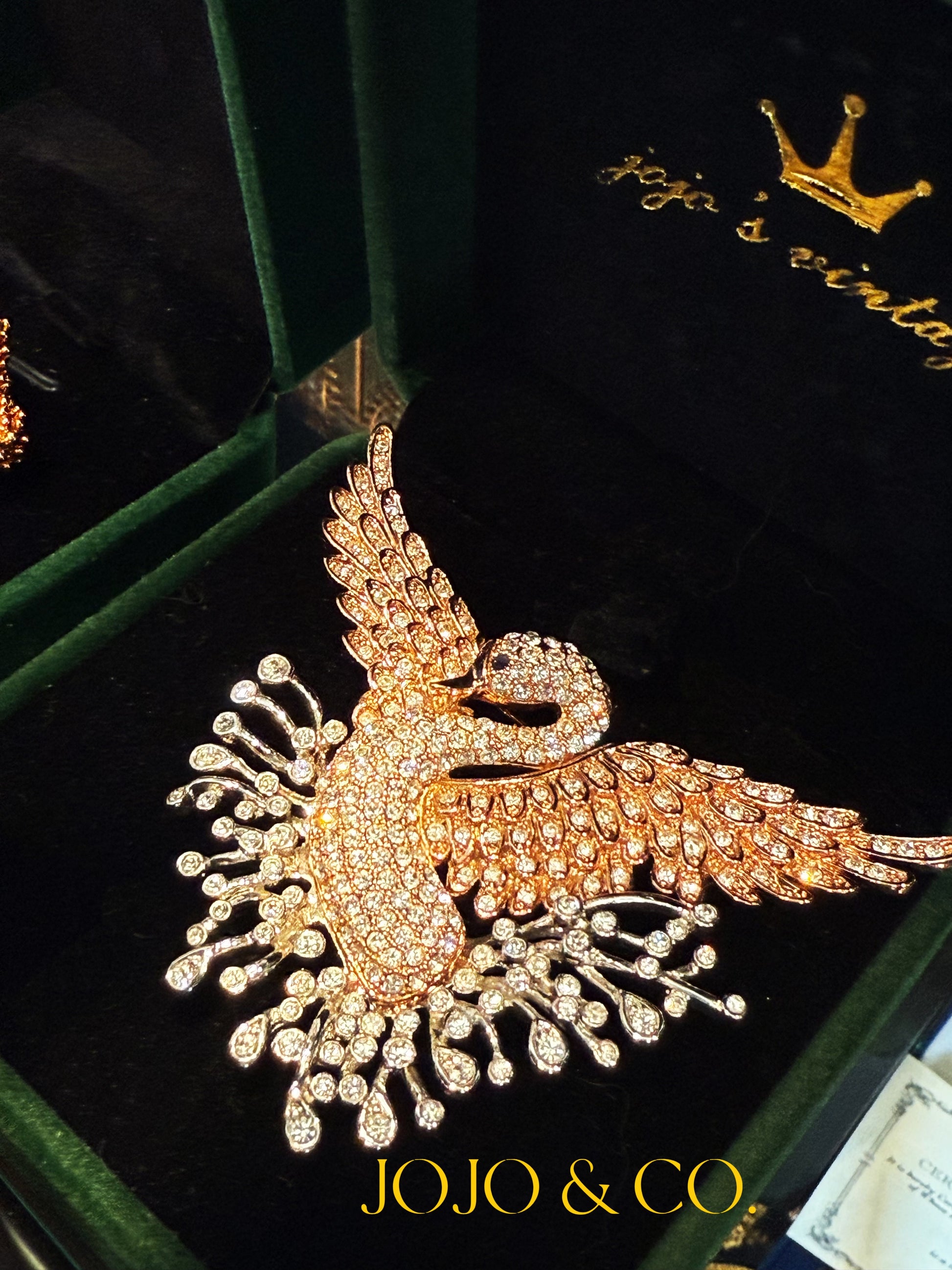 Nolan Miller Swan Brooch