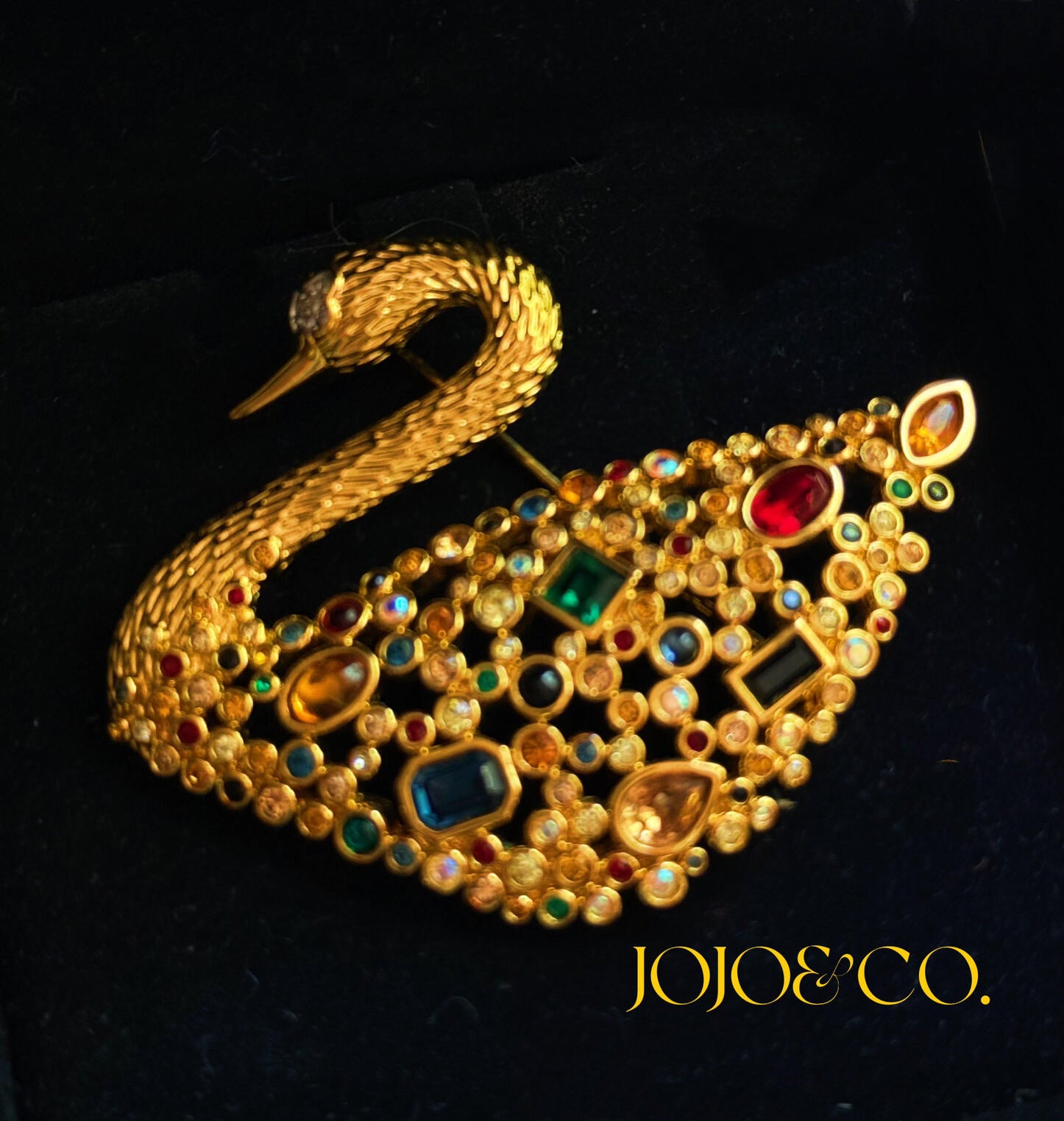 Swarovski 100th Anniversary Limited Edition Swan Brooch Circa early 1990s