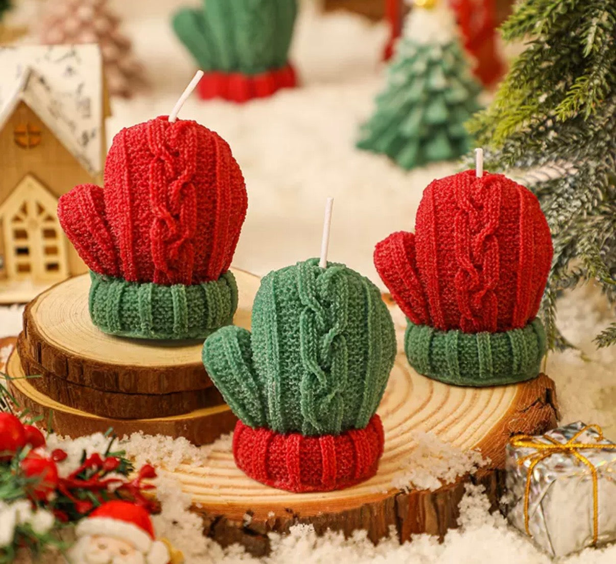 Christmas Fluffy Mittens Scented Candle