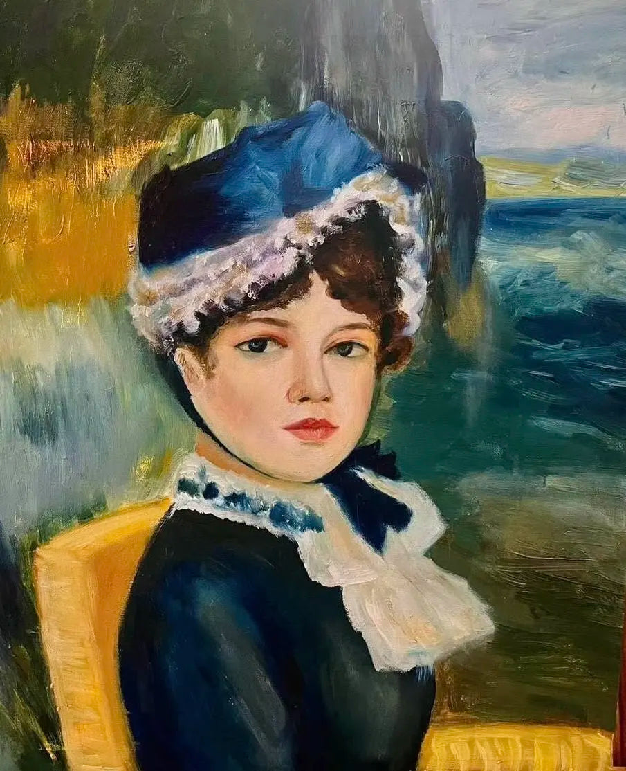 Girl with Blue Hat
