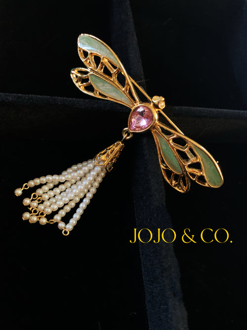 1980s AVON Dragonfly Brooch
