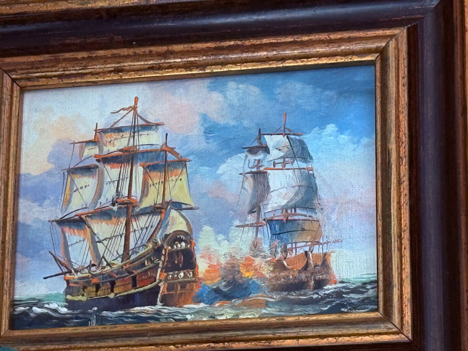 Naval Encounter at Sea