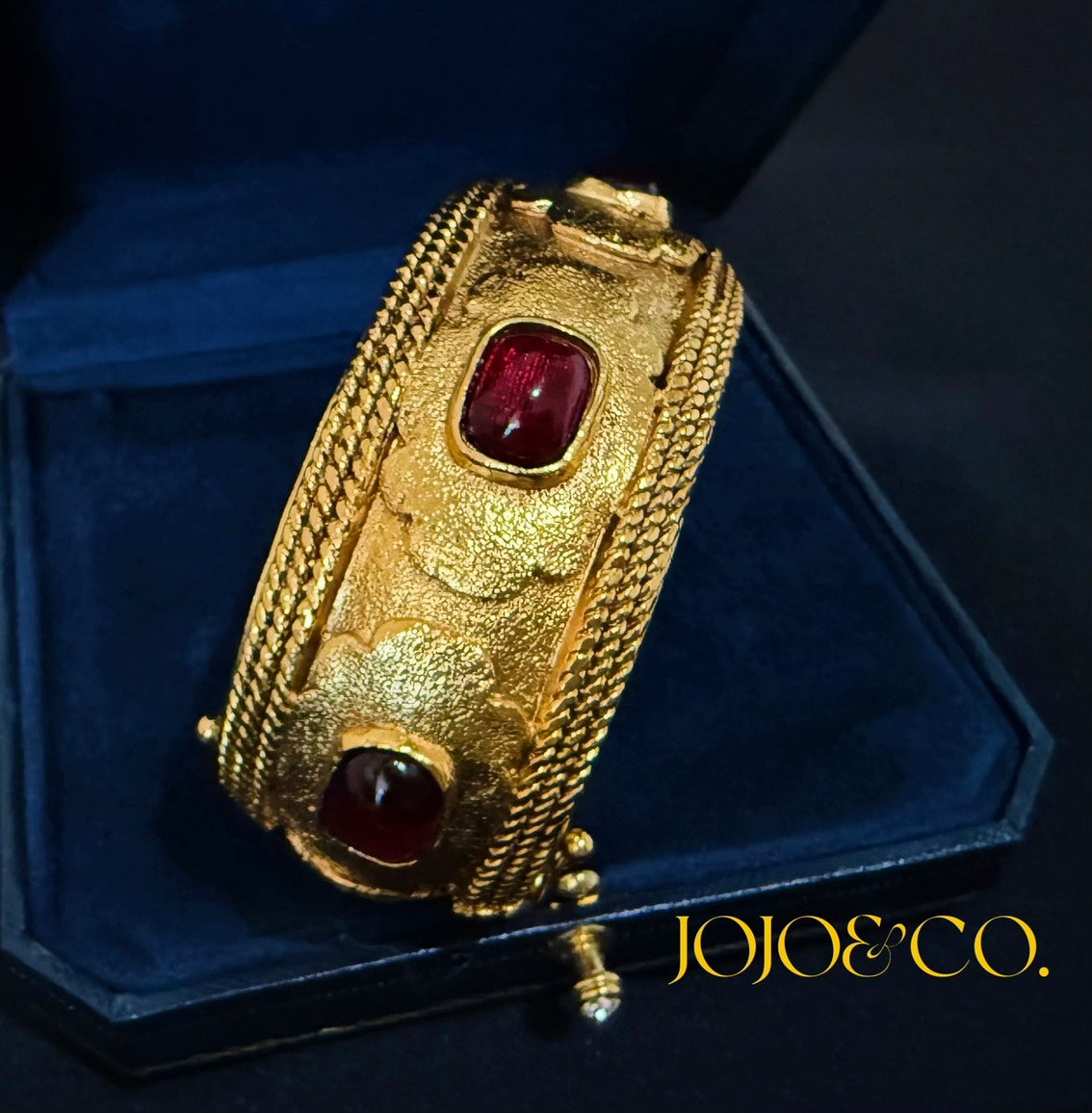 1990s Chanel Wide Cuff Bracelet