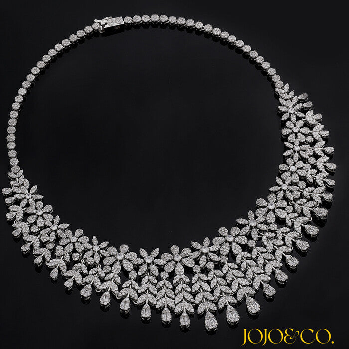 Whispers of Silver Bridal Crystal Set