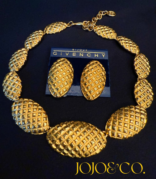 1980s Givenchy Gold-Plated Set