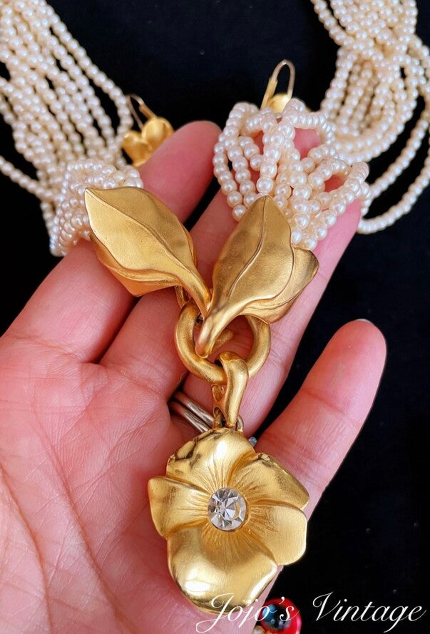 Vintage Givenchy Pearl Set