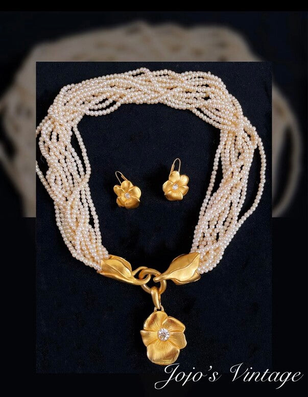 Vintage Givenchy Pearl Set