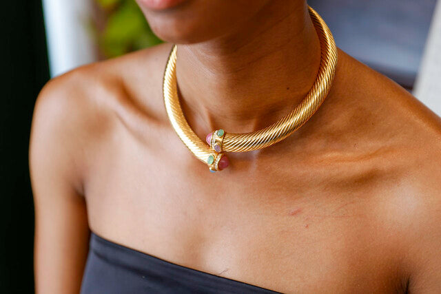 1980s Givenchy Torque Necklace