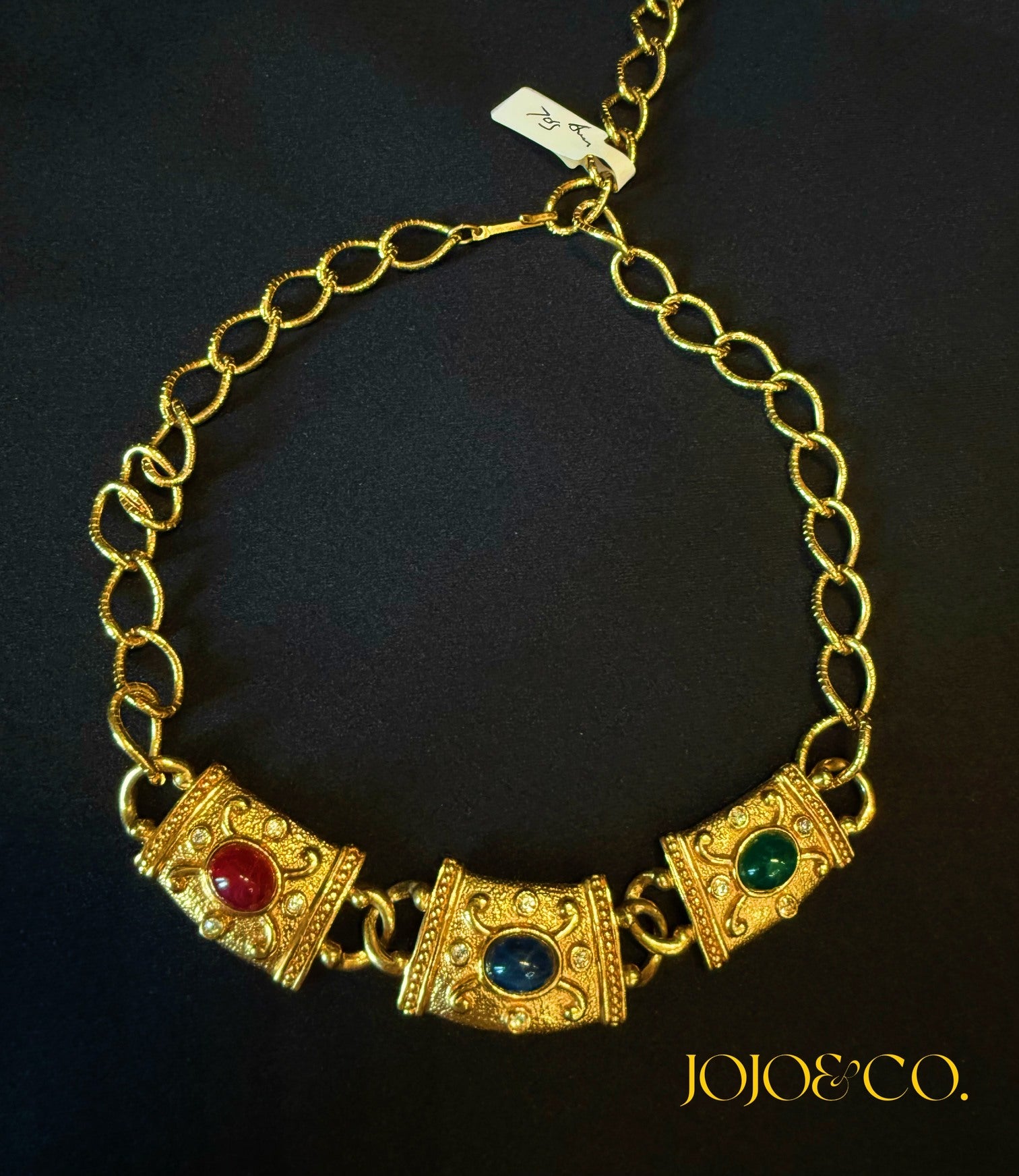 Avon Regal Jewel-Tone Collar Necklace